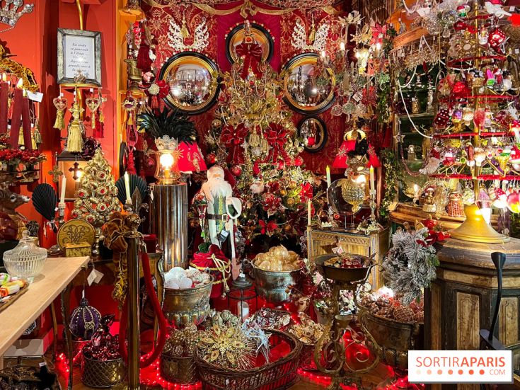 La Maison du Roy, la boutique - royaume des décorations de Noël sur les Grands Boulevards, à Paris