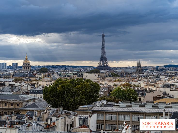 visuel Paris visuel - ciel gris - orage
