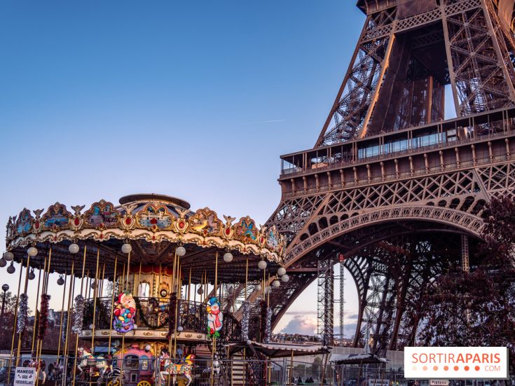Visuel Paris Tour Eiffel manège enfants