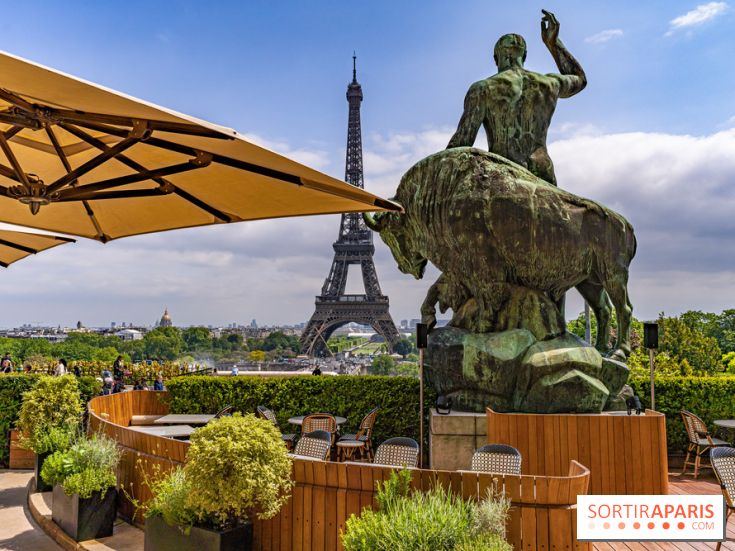 visuel Paris visuel  - Tour Eiffel - terrasse - café