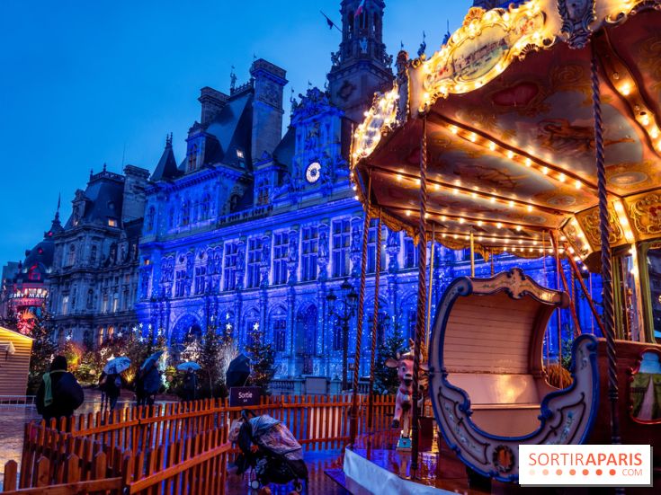 Photos : Village et illuminations de Noël de l'Hôtel de Ville 2020