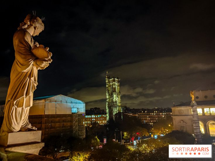Visuels musée et monument - tour Saint-Jacques nuit