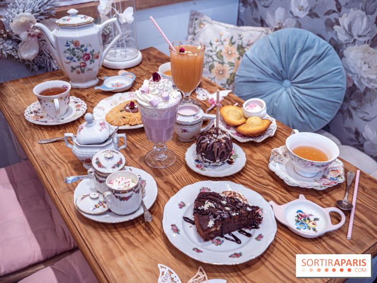 Le Jardin de Mademoiselle en mode Fête foraine sous la neige 