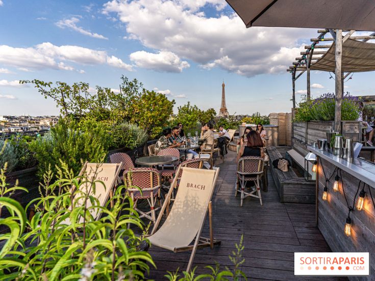 La terrasse en Rooftop du Brach, le bar perché dans un jardin potager -  A7C7698