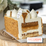 La Bûche de Noël dulcey-pécan-vanille d'Aurélien Cohen 2022, livrable par Epicery