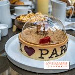 La Bûche de Noël 2022 de l'Hôtel Fouquet's paris par Anthony Coquereau