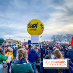 Manifestation Paris - Visuels - Réforme des retraites place Concorde