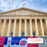 Exposition à l'Assemblée nationale : Alexandre Benjamin Navet décore la cour du Palais Bourbon