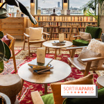 Bar Perché, café littéraire - terrasse du Printemps Haussmann  -  A7C6624 HDR