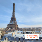 Visuel Paris 15e - Tour Eiffel hiver toits paris
