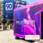 Mugler installe un pop up sensoriel et immersif avec des animations gratuites, à Paris