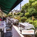 La terrasse jardin Summer de la Bauhinia au Shangri-La Paris