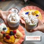 Brunch indien à Paris par Baranaan et Pingwoo - Latte chat 3D