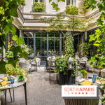 La terrasse cachée du Burgundy pour déjeuner au soleil dans le 8e
