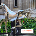 ZEUS, cheval métallique de la cérémonie d'ouverture des JO de Paris 2024 à l'Hôtel de Ville