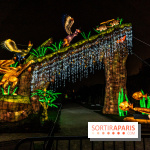 Jurassique en voir d'illumination, le parcours de lumières du jardin d'acclimatation 2024, les photos