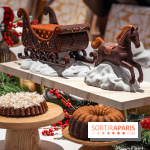 La Bûche de Noël 2024 et créations de Fête du Cheval Blanc par Maxime Frédéric et son équipe