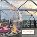 Bulle de rêves : la terrasse d'hiver du restaurant George au sommet du Centre Pompidou