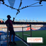 Tyrolienne au Parc des Princes