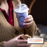 Manie Café et pâtisseries - coffee shop Paris 16e - ube latte