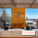 La terrasse estivale du Printemps Haussmann 2025 avec vue sur Paris et la Tour Eiffel  - image00002