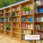 Bibliothèque et boite à livres géante à ciel ouvert