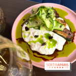 Comptoir Lazu - Courgettes crues et cuites, stracciatella