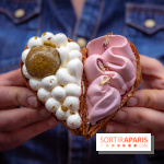 Saint-Valentin 2026 : les cœurs pâtissiers de Maison Aleph - photos - demi coeur