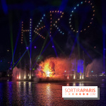 Disneyland Paris : Disney Cascade of Lights, le spectacle nocturne sur Adventure Bay