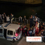 Simulation géante des pompiers de Paris sur les quais parisiens