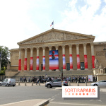 Seth habille la colonnade de l’Assemblée nationale - nos photos