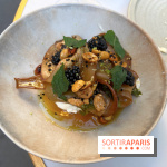 Niní Restaurant - Aubergine marinée, mûres, labneh