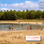 Île de loisirs du Val de Seine dans les Yvelines, plage, baignade et activités - photos