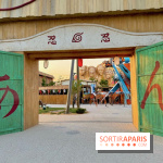 Entrée de la zone Naruto Konoha Land au Parc Spirou