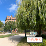 Le square Séverine, grand espace vert du 20e arrondissement