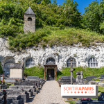 Insolite en Île-de-France : l'église troglodyte de l'Annonciation construite à flanc de falaise