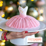 La Bûche de Noël 2025 du Café de la Paix spécial Belle aux Bois Dormant : l'Adage à la Rose