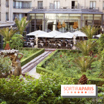 Terrasse Le Patio Andalou de l'Hôtel du Collectionneur