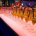 soirée, skyboard, rock band, étoile