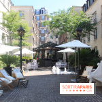 Le restaurant-terrasse des Jardins du Marais