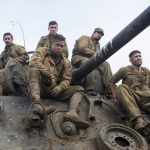 Fury : Logan Lerman, Jon Bernthal, Brad Pitt, Michael Peña, Shia LaBeouf