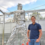 Une statue de Rafael Nadal inaugurée au stade Roland-Garros