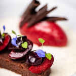 Recette de la forêt noire revisitée "La Merise" du chef deux étoiles Cédric Deckert