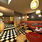 César y Georgette, le café de l'hôtel La Dépendance en hommage au poète péruvien César Vallejo