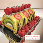 Bûche de Noël 100% fruits de la Ferme de Longchamp