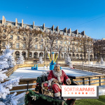 Le Marché de Noël des Tuileries à Paris, patinoire