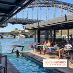 Bar OFF Paris Seine : le bar flottant insolite au bord d'une piscine, avec vue sur la Seine 