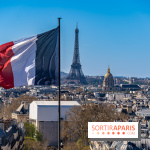 visuel Paris visuel  -  France - Tour Eiffel - drapeau