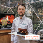 Bûche de Noël de Quentin Lechat au Jardin Privé 2019