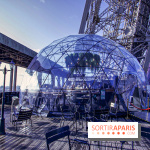La terrasse d’hiver de Bulle Parisienne sur la Tour Eiffel 